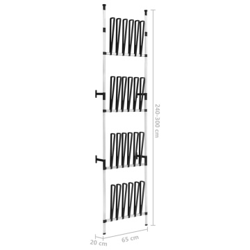 Sistem telescopic pentru ghete, cu bare, aluminiu - Img 7
