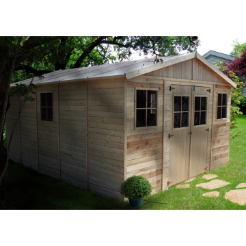 Șopron din lemn de gradina L14ft x L17ft x H8ft - TIMBELA M333 - Img 5