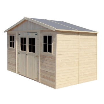 Șopron din lemn de gradina L14ft x L7ft x H8ft - TIMBELA M332+M332G - Img 2