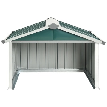 Șopron grădină pt. robot de gazon verde 92x97x63 cm oțel zincat - Img 4