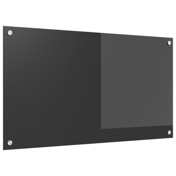 Spatele de bucătărie Gri Întunecat 90x50x0,6 cm din sticlă securizată - Img 2