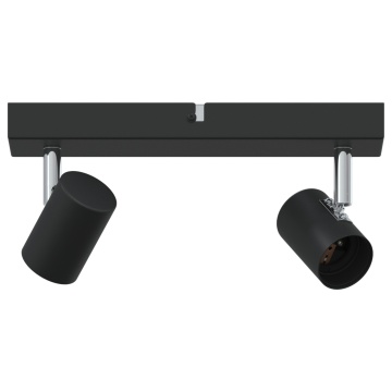Spotlight pentru Tavan Reglașibil pe Două Direcții Negru E27 - Img 2