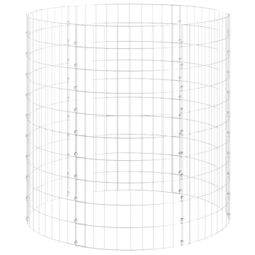 Stâlp de gabion, Ø100x100 cm, oțel galvanizat, circular - Img 2