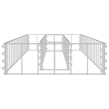 Strat înălțat gabion, 90 x 30 x 10 cm, oțel galvanizat - Img 4