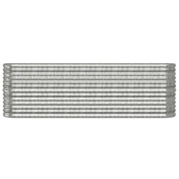 Strat înălțat grădină 224x40x68 cm oțel vopsit electrostatic - Img 3