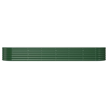 Strat înălțat grădină 296x80x36 cm oțel vopsit electrostatic - Img 3