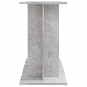 Suport acvariu, gri beton, 80x35x60 cm, lemn prelucrat - Img 8