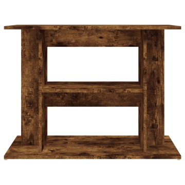 Suport acvariu, stejar afumat, 80x35x60 cm, lemn prelucrat - Img 4
