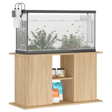 Suport acvariu, stejar sonoma, 101x41x58 cm, lemn prelucrat - Img 3