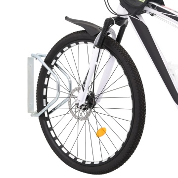 Suport biciclete montat pe perete, 2 buc., oțel galvanizat - Img 2