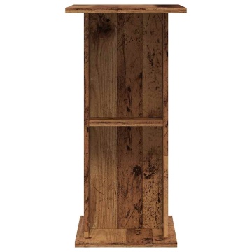 Suport de acvariu, lemn vechi, 36x60,5x72,5 cm, lemn prelucrat - Img 8