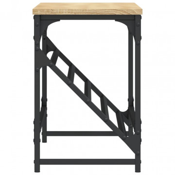Suport de pantofi, stejar sonoma, 90x30x45 cm, lemn prelucrat - Img 8