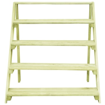 Suport de plante, 80 x 80 x 80 cm, lemn de pin tratat - Img 2