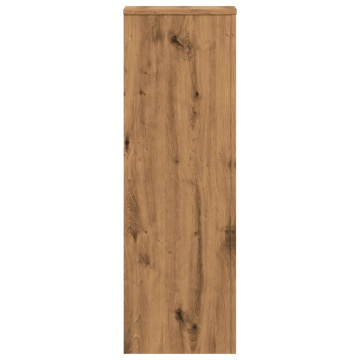 Suport de plante stejar artizanal, 33x33x100 cm, lemn prelucrat - Img 8