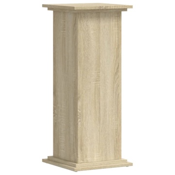 Suport de plante, stejar sonoma, 33x33x80 cm, lemn prelucrat - Img 2