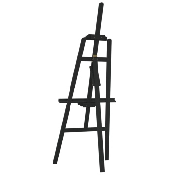Suport de șevalet, negru, 53,5x95x127 cm, lemn masiv de pin - Img 8