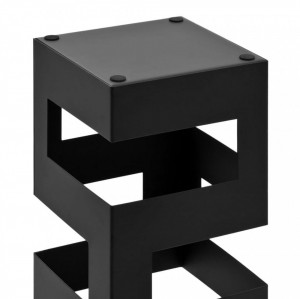 Suport de umbrele, model Tetris, oțel, negru - Img 4