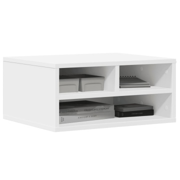 Suport imprimantă, alb, 49x40x22,5 cm, lemn prelucrat - Img 4
