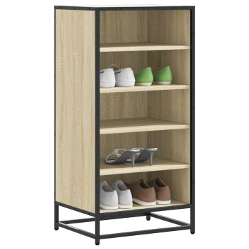 Suport pantofi Stejar Sonoma 48x38x97,5 cm Lemn prelucrat - Img 1