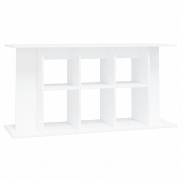 Suport pentru acvariu, alb, 120x40x60 cm, lemn prelucrat - Img 2
