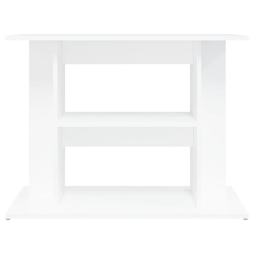Suport pentru acvariu, alb, 80x35x60 cm, lemn prelucrat - Img 4