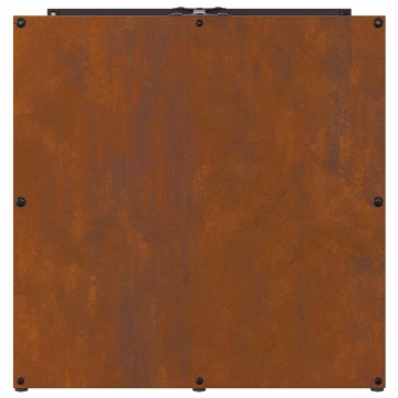 Suport pentru lemne de foc 40x40x40 cm Oțel pentru intemperii - Img 6