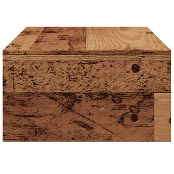 Suport pentru monitor Lemn vechi 42x24x13 cm Lemn prelucrat - Img 5