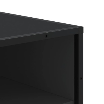 Suport pentru pantofi negru 48x38x97,5 cm Lemn prelucrat - Img 6