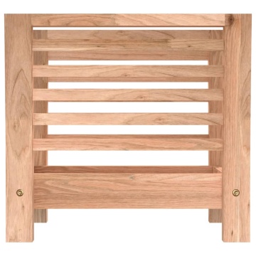 Suport pentru reviste, 40x26,5x38,5 cm, lemn masiv de nuc - Img 3