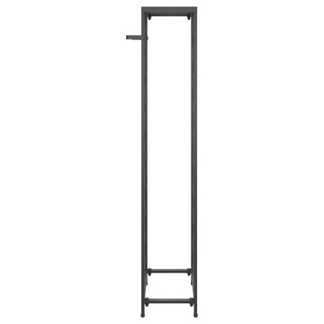 Suport sticle vin 27 de sticle, negru 34x18x100 cm fier forjat - Img 4