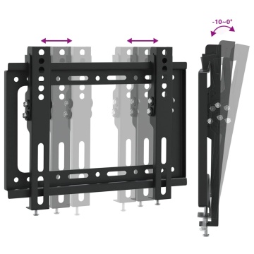 Suport TV de perete, ecran 14-42 inchi Max VESA 200x200 mm 30kg - Img 5