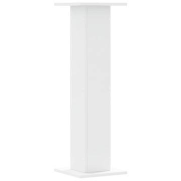 Suporturi de plante, 2 buc., alb, 30x30x95 cm, lemn prelucrat - Img 8