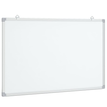 Tablă magnetică, alb, 80x50x1,7 cm, aluminiu - Img 2