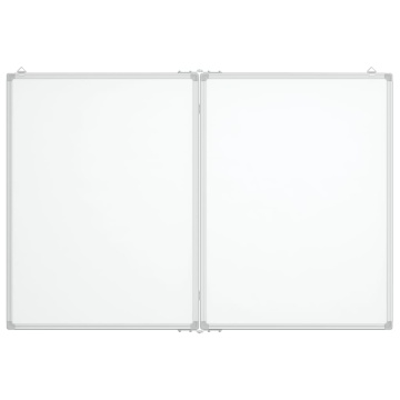Tablă magnetică pliabilă, alb, 120x80x1,7 cm, aluminiu - Img 3