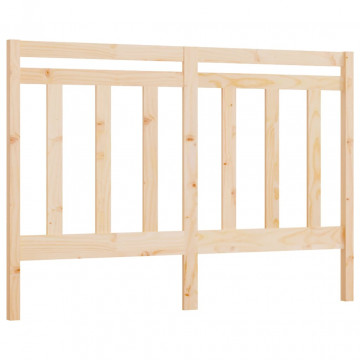 Tăblie de pat, 166x4x100 cm, lemn masiv de pin - Img 2