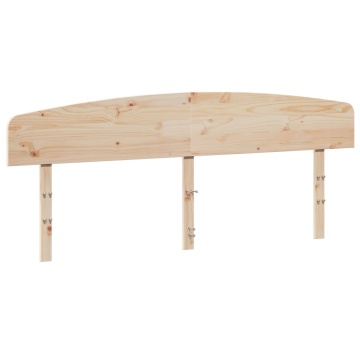 Tăblie de pat, 180 cm, lemn masiv de pin - Img 2