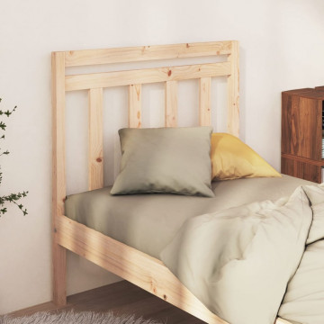 Tăblie de pat, 95x4x100 cm, lemn masiv de pin - Img 1