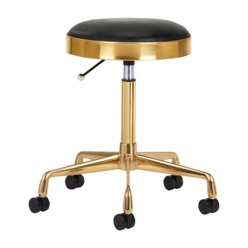 TABURET COSMETIC H7 GOLD NEGRU - Img 1