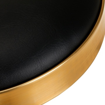 TABURET COSMETIC H7 GOLD NEGRU - Img 2