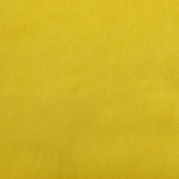 Taburet, galben, 77x55x31 cm, catifea - Img 6