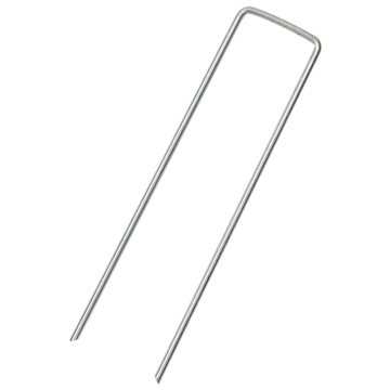 Țăruși de pământ în formă de U 25 buc. 15x3,5cm oțel galvanizat - Img 2