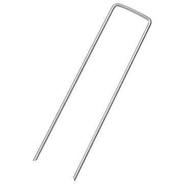 Țăruși de pământ în formă de U 50 buc. 15x3,5cm oțel galvanizat - Img 2