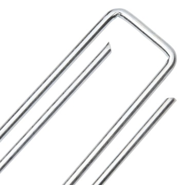Țăruși de pământ în formă de U 50 buc. 20x3,5cm oțel galvanizat - Img 4