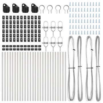Țevi de gard 26 buc Ø32 mm 80 cm Oțel galvanizat - Img 3