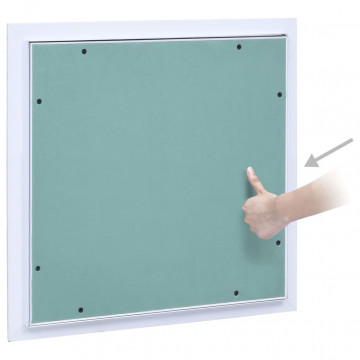 Trapă de acces din gips-carton, cadru de aluminiu, 400 x 400 mm - Img 2