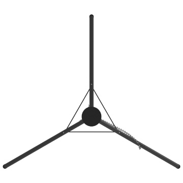 Tripod pentru gătit la foc de tabără cu grătar 170 cm oțel - Img 3