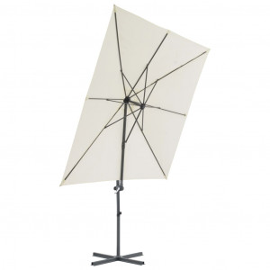 Umbrelă de exterior cu bază portabilă, nisipiu - Img 4