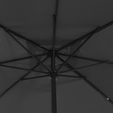 Umbrelă de grădină pătrată 295x245 cm Antracit - Img 3