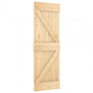 Ușă „NARVIK”, 70x210 cm, lemn masiv de pin - Img 2