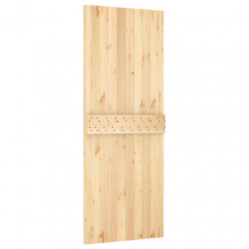 Ușă „NARVIK”, 80x210 cm, lemn masiv de pin - Img 5